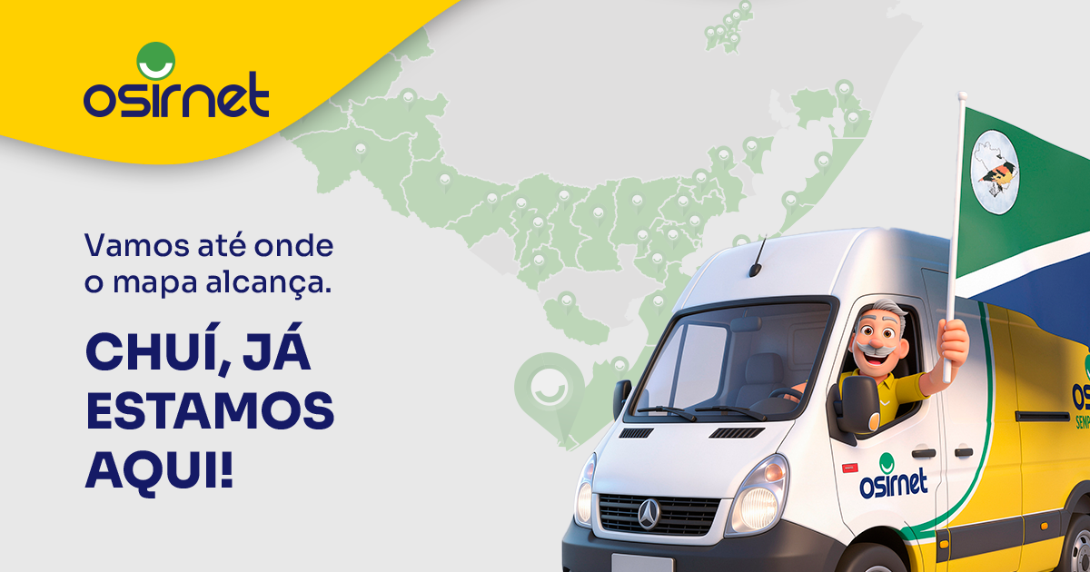 A Osirnet está chegando ao Chuí