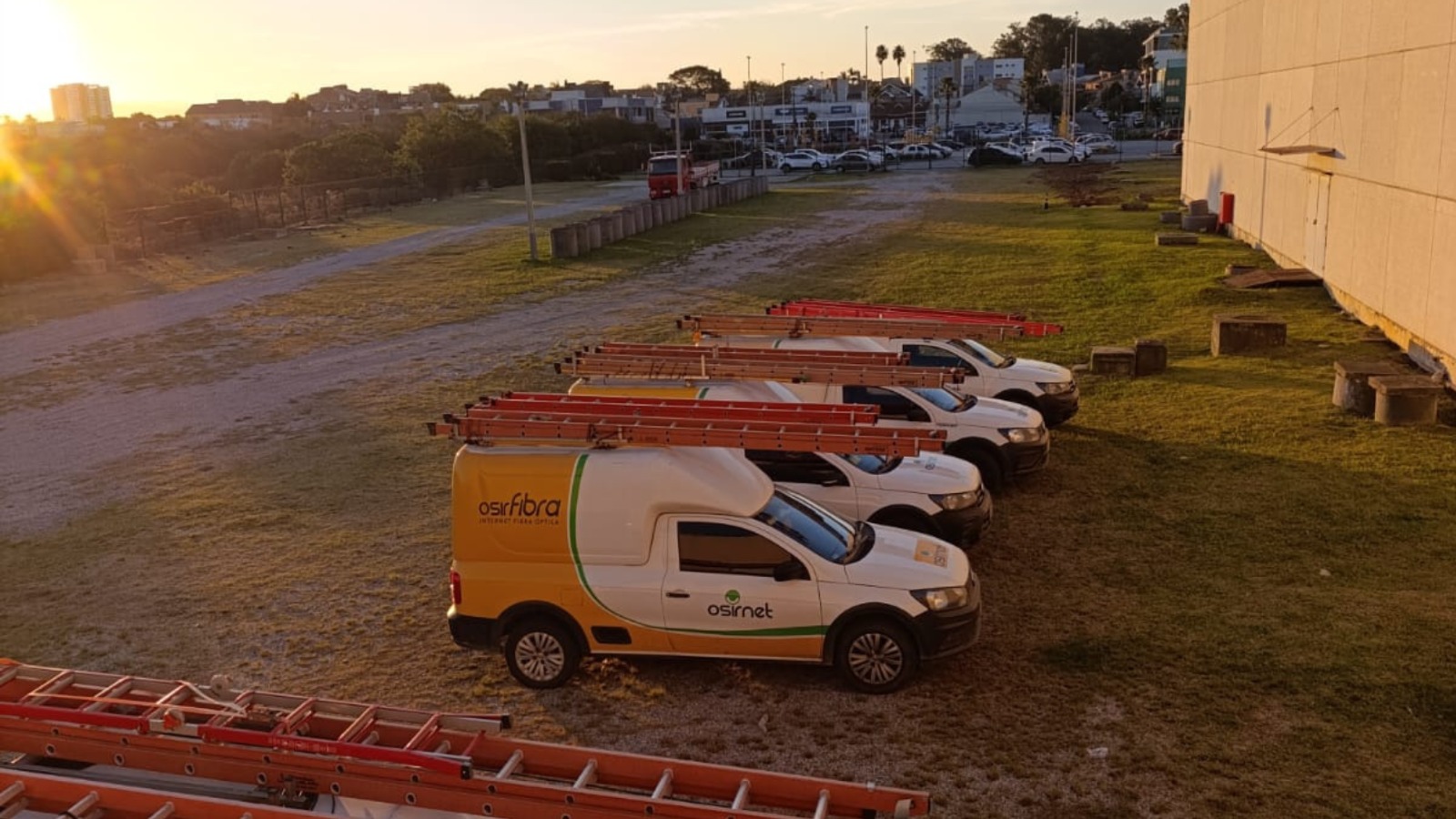 Infraestrutura de internet de fibra óptica da Osirnet instalada no Shopping Pelotas
